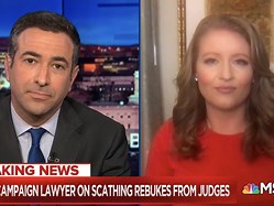 MSNBC's Ari Melber vs. Trump Legal Team's Jenna Ellis: "What Is The Point Of All Of This?"