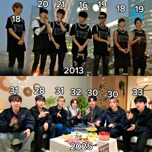 Bts 2013-2025 🥹🥹🥹🥹