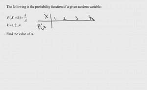 The Probability Function: Exercise 6