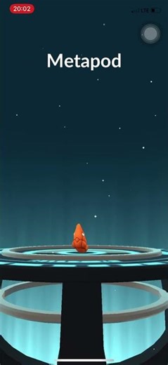 Pokemon GO - Shiny Caterpie evolves into shiny Metapod