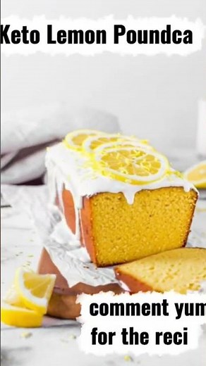Keto Lemon Pound Cake | Low-Carb, Sugar-Free & Moist Dessert 🍋🍰