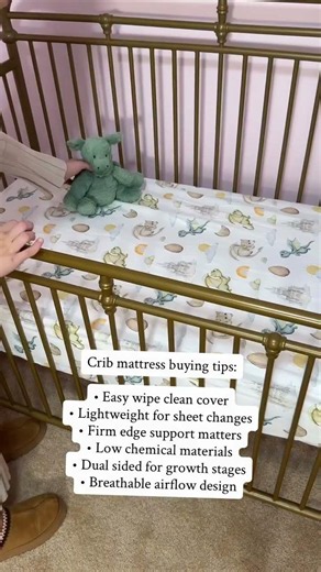 Choosing a crib mattress isn’t about extras, it’s about safety first 💛