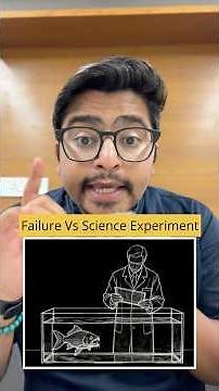 Science Experiment explained why we fail in life #shortsfeed #shorts