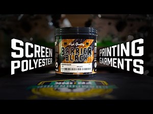 How to Screen Print on Polyester with a Blocker Base