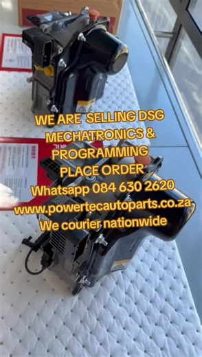 We are selling DSG Mechatronics and provide programming service Call us 084 630 2620 Powertec Autoparts - Pty Ltd Place order www.powertecautoparts.co.za #folowersreels #dsgmechatronics #transmissionspecialists #DQ200 #burgersfordtiktok