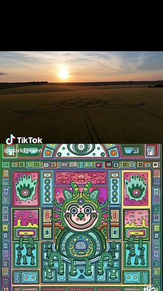 Harry Pack Crop Circle Art at Stonehenge