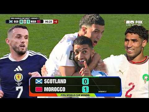 Morocco vs Scotland 1-0 Highlights , FIFA World Cup 2026 | ملخص المغرب واسكتلندا ,
