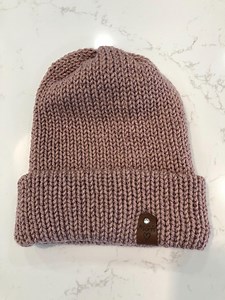 Pink Sparkly Knitted Beanie - Etsy
