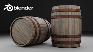 Blender | Make a Barrel | EASY Tutorial - Blender 4.5 | BlenderNation Bazaar