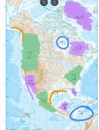 Mapa américa del norte