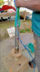 Amazing! 3 Inch Borwell Submersible Water pump installation