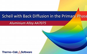 Thermo Calc - Scheil Solidification Simulations