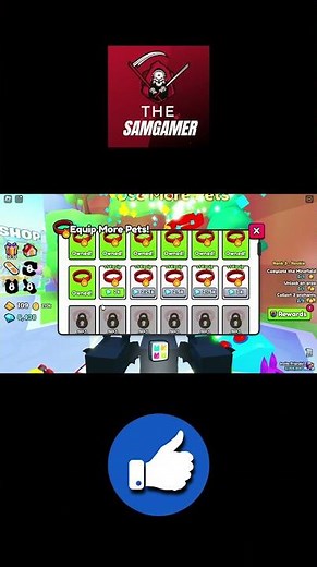 How To Equip More Pets | pets simulator 99 use more pets | use more pets in pet sim 99 #shorts
