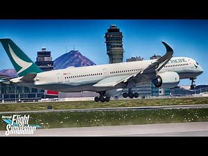Hong Kong to Taipei and Return | Cathay Pacific A350 Full Flight | MSFS 2024