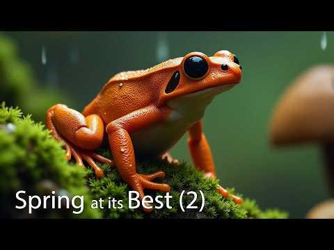 Amazing Frogs in Sprigtime and beautiful birds!
