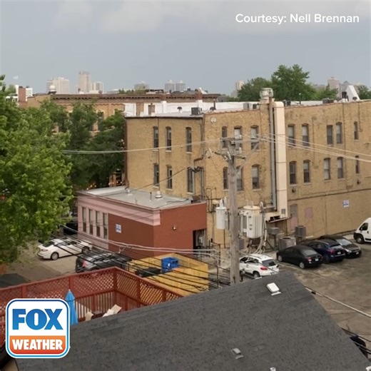 Tornado sirens are sounding in Chicago as much of the downtown area is under a Tornado Warning. Live updates on our Weather Wire: bit.ly/3zzegrQ | FOX Weather