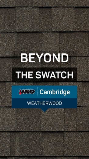 Rustic charm meets laid back vibes with IKO Cambridge Weatherwood #shingles. Pair them with log, beige stone or red brick facings and complement with brown trim for a cozy and inviting #home #exterior. | IKO Roofing