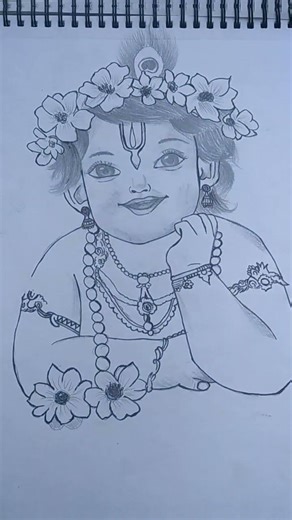 littel krishna❤drawing