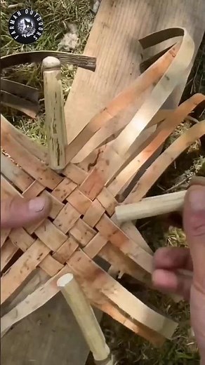 WEAVING BASKET from WILLOW BARK #shorts