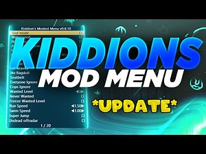 KIDDIONS 0.8.10 FREE MOD MENU | GTA 5 1.53 PC Best Safe Mod Menu (NEW) + Free Download | UNDETECTED