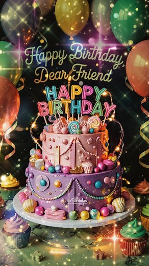 222K views · 1.6K reactions |  New! Happy Birthday to You, My Friend! | Your Birthday | Facebook