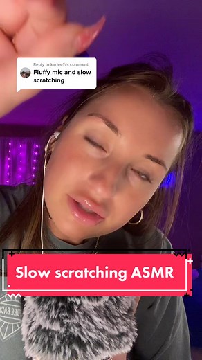 Gentle Fluffy Mic ASMR Scratching for Relaxation