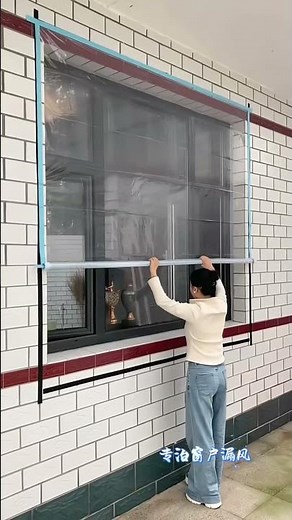 drilling required Winter window windproof and heat-insulating film for sealing windows.