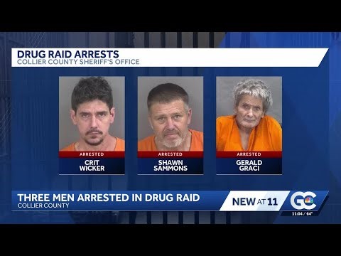 3 arrested after guns, drugs, cash found at Collier County home during search warrant