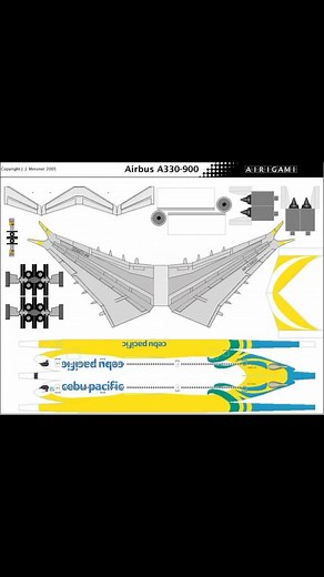 free aircraft papercraft its printable and you can make it a aircraft model #avgeek #avation #papercraft