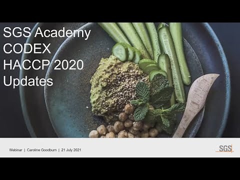 SGS Academy HACCP 2020 Updates Webinar
