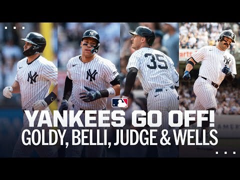 YANKEES HIT 4 HOMERS IN THE FIRST INNING! 🔥 (BACK-TO-BACK-TO-BACK FROM GOLDY, BELLI AND JUDGE)