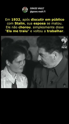 Quando a esposa de Stalin morreu, ele não ligou #shorts