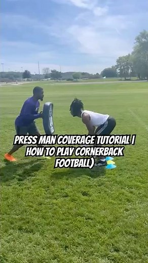Press Man Coverage Tutorial | How to Play Cornerback Football 🏈 (DB Tips & Technique)