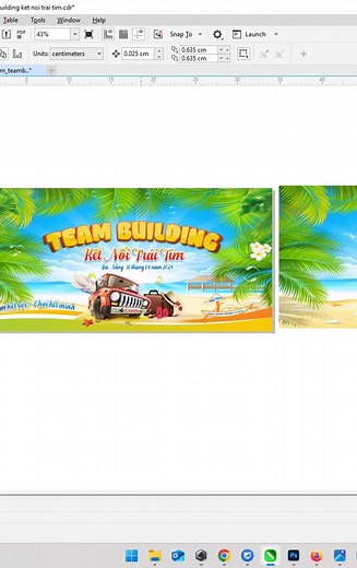 Làm Banner Team Building Độc Đáo
