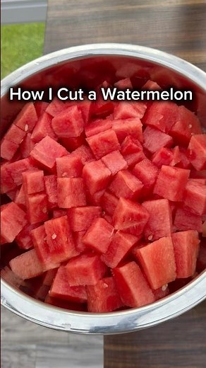 Watermelon Cutting Hack | Perfect Snack-Sized Pieces in Minutes