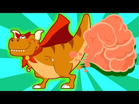 Tyrannosaurus Super Fart Family | Dino Song | Nursery Rhymes & Kids Songs