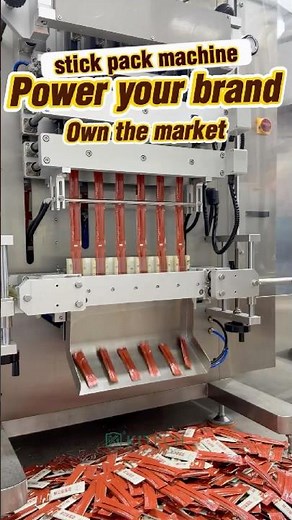 Multi-lane stick pack machine #packagingmachine
