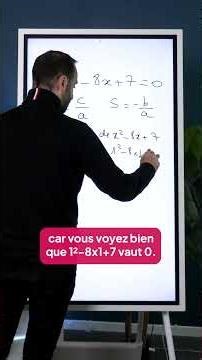 1re Spé (1.13) : Un exemple de détermination d’une racine à partir d’une racine évidente