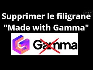 Comment supprimer le filigrane "Made with Gamma" dans PowerPoint ?