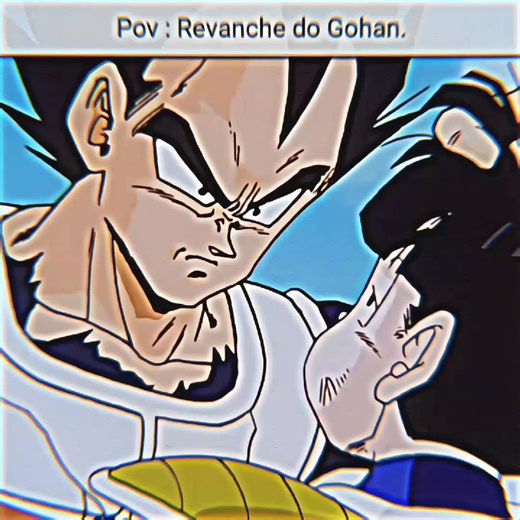 a revanche do Gohan. #gohan #vegeta #edit #dragonballz #anime