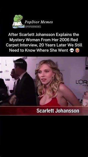 That Mystery Woman From Scarlett Johansson’s 2006 Interview Is STILL Missing 😂💀