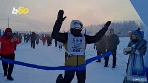 This is One of the Coldest Marathons in the World