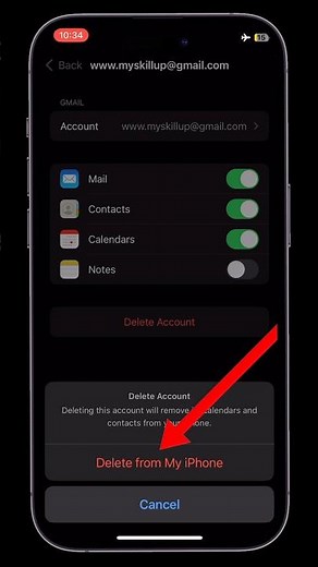 How to Remove Gmail accounts from iPhone devices #removegmailaccount #gmailaccount