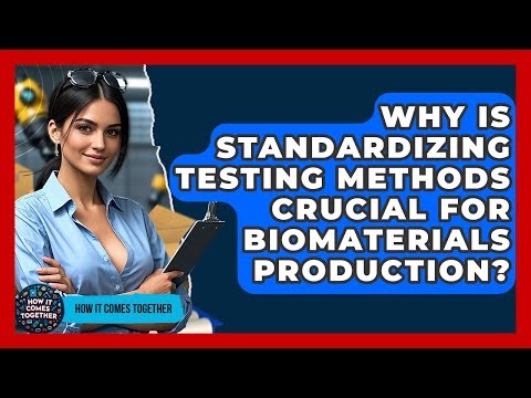 Why Is Standardizing Testing Methods Crucial For Biomaterials Production? - How It Comes Together