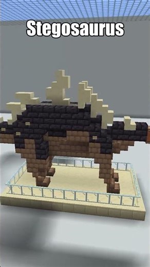 Stegosaurus Minecraft Build inspiration