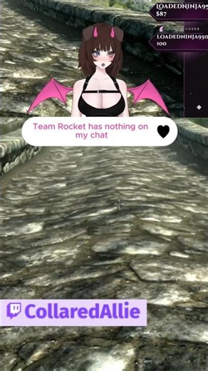 Skyrim Crowd Control: "We're Blasting Off Again!" 🚀😂 #vtuber #envtuber #short