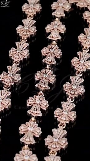 Rose Gold Custom Designer Chain 💎 | Iced Out Hip Hop Jewelry