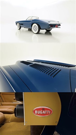 Designed by Virgil Exner, Built by Ghia: 1951 Bugatti Type 101C-X ⚡️