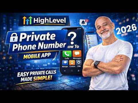 2026 GoHighLevel Tutorial for Beginners - Add Private Number - Easy Setup Quick Tutorial
