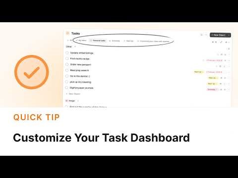 Customize Your Task Setup